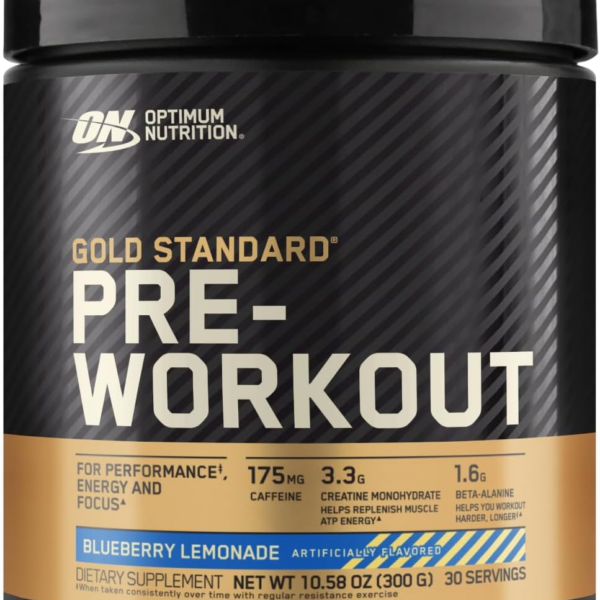 Gold Standard Pre-Workout, Vitamin D for Immune Support, with Creatine, Beta-Alanine, and Caffeine for Energy, Keto Friendly, Watermelon Candy, 30 Servings (Packaging May Vary)