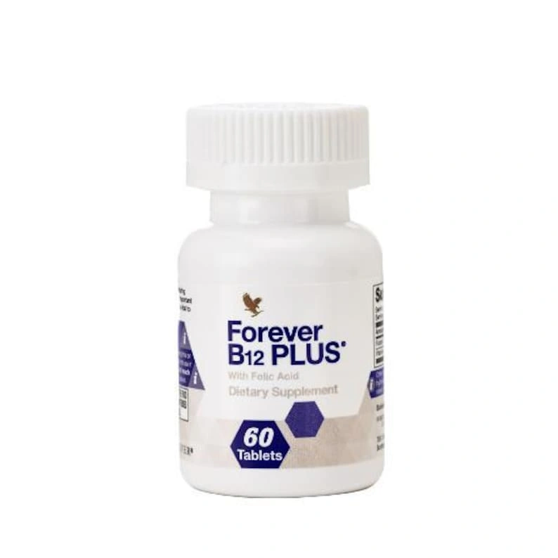 Forever B12 Plus with Folic Acid Time-Release Tablets (60 Count) - Image 2