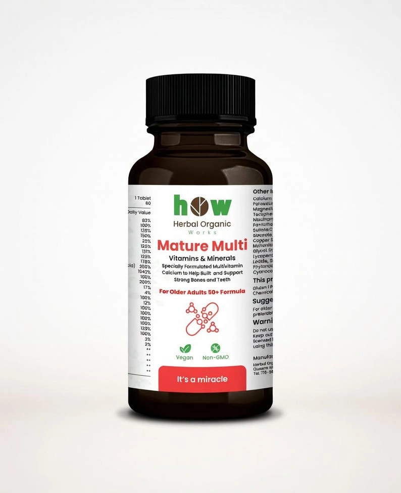 Daily Mature Multivitamin for Adults 50+
