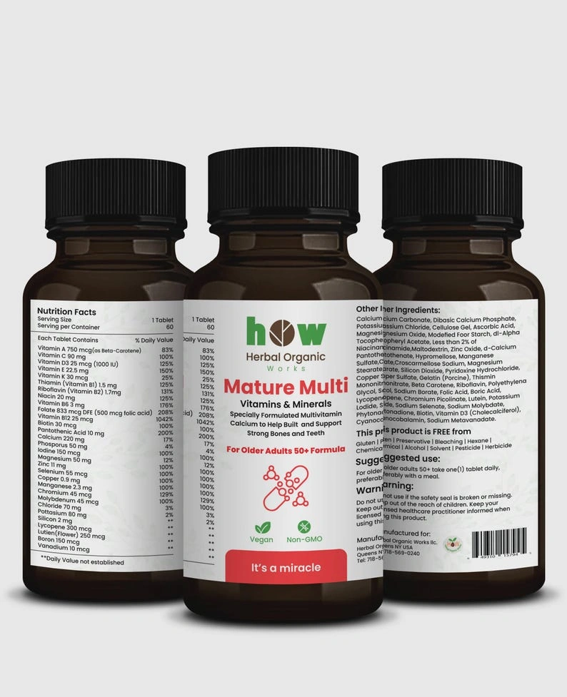Daily Mature Multivitamin for Adults 50+ - Image 4