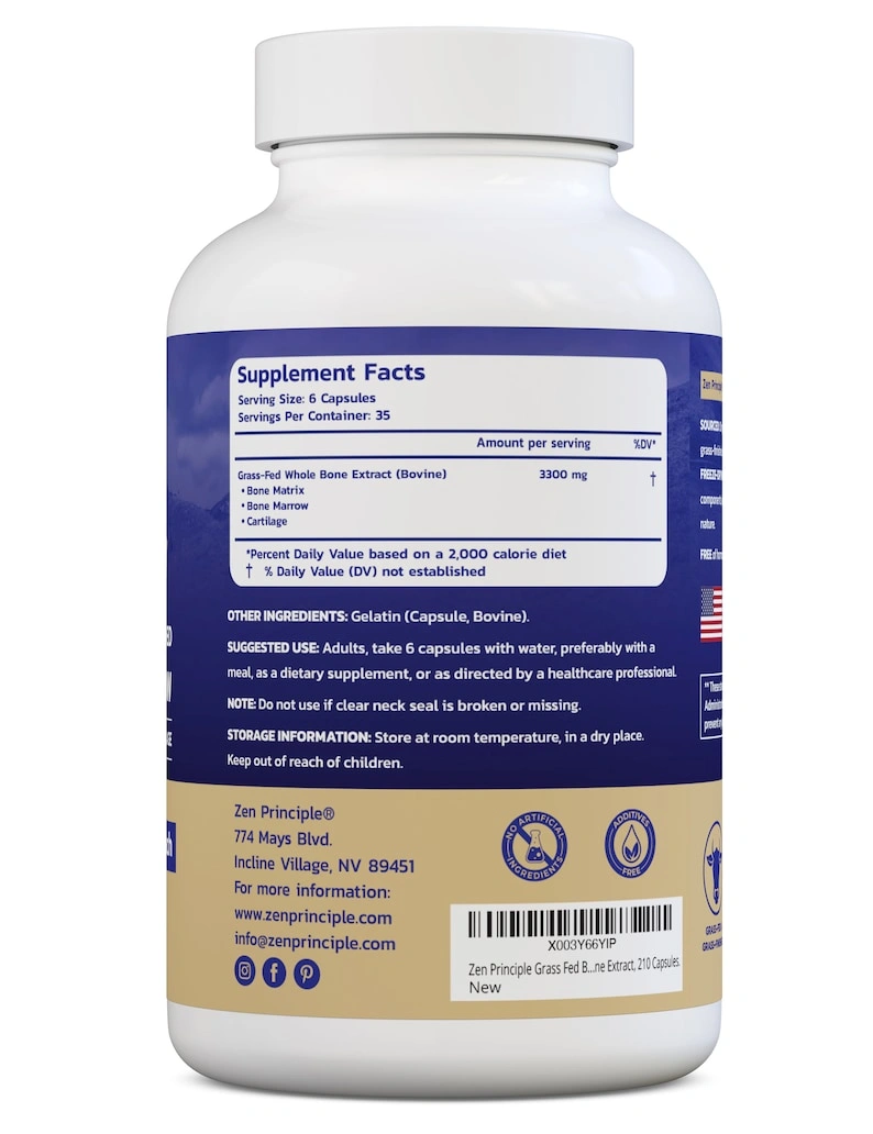 Grass Fed Beef Bone Marrow, 3300mg - Image 3
