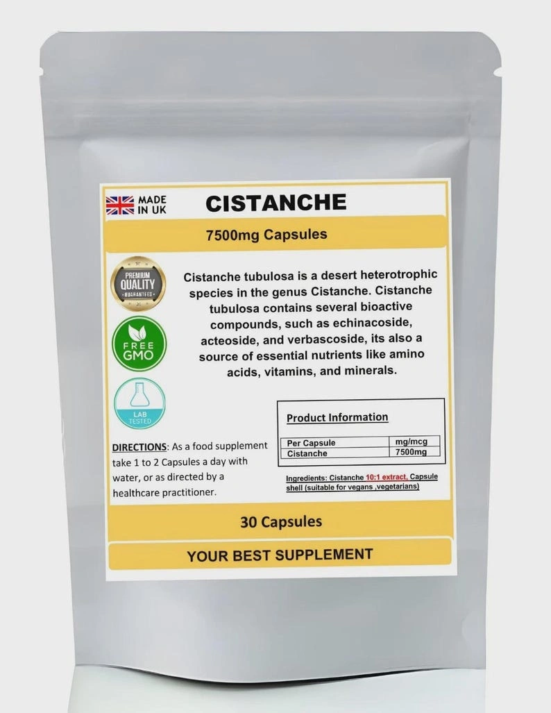 Cistanche extract capsules 7500mg (30 Capsules)
